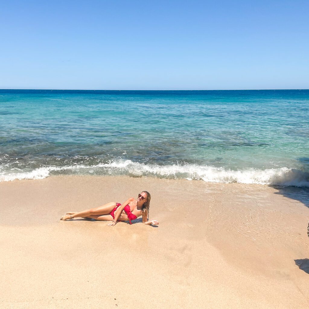Playa Gipy Curacao Girl on Beach