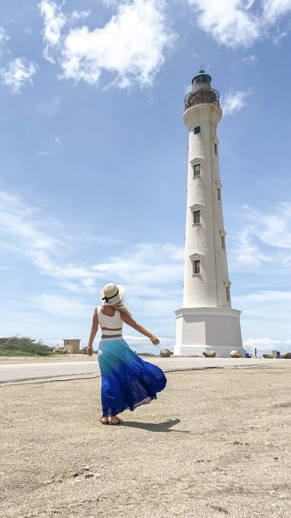 California Lighthouse Aruba sland hopping Aruba Bonaire Curacao