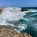 Shete Boka National Park in Curacao waves crashing onto shore super high