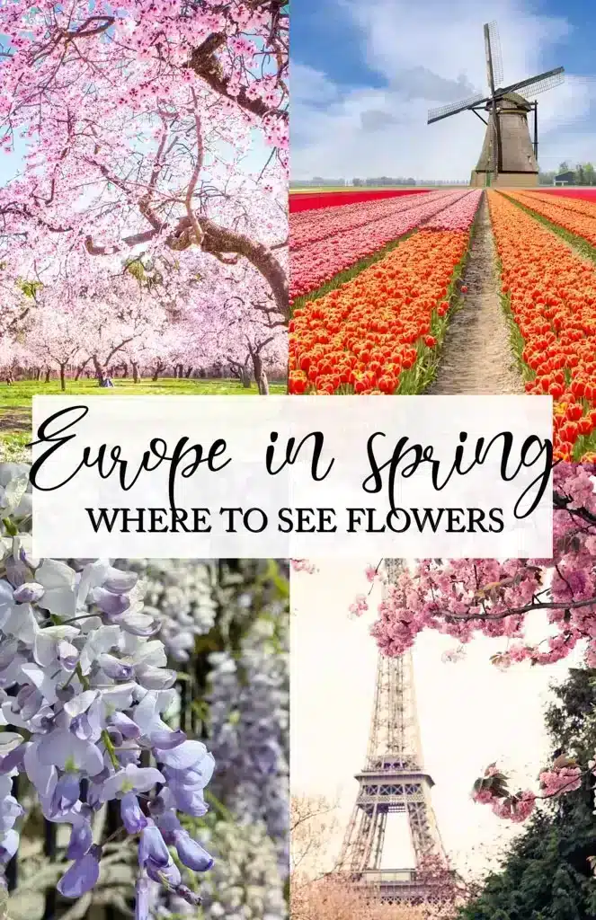 22 places you need to visit in Europe in Spring pin