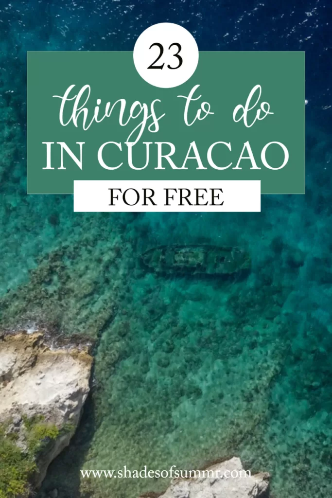 23 free things in curacao pin