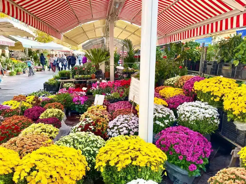 Flower market in Nice France