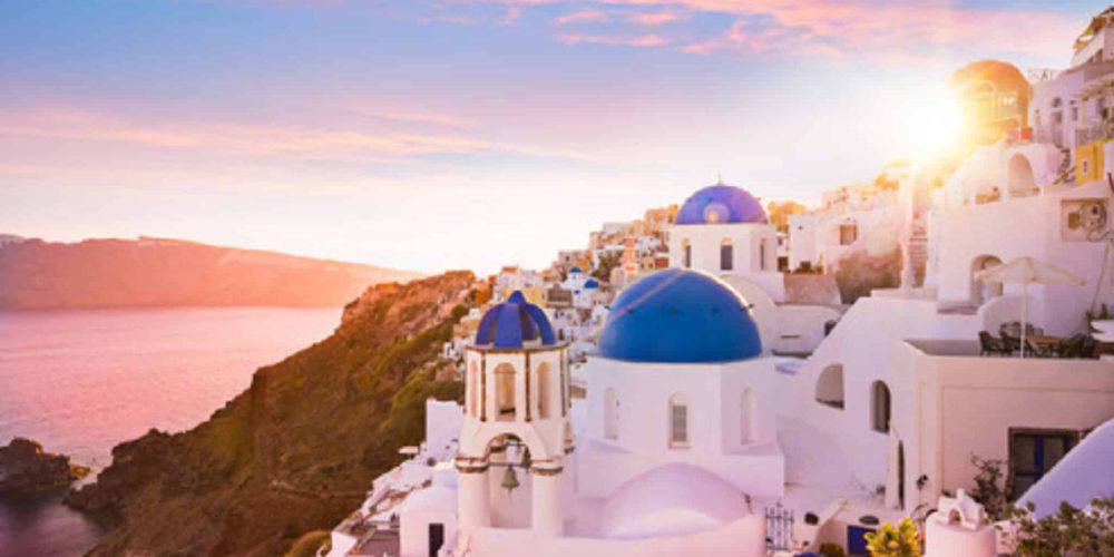 santorini sunset