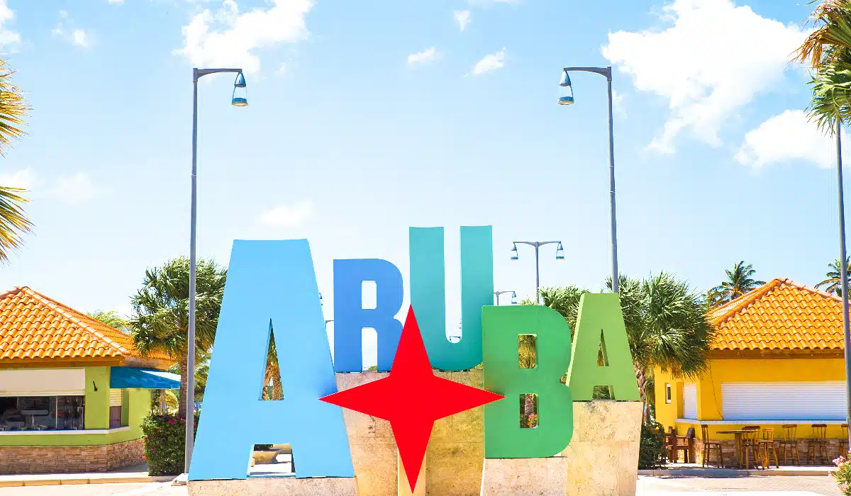 i love aruba sign in Aruba