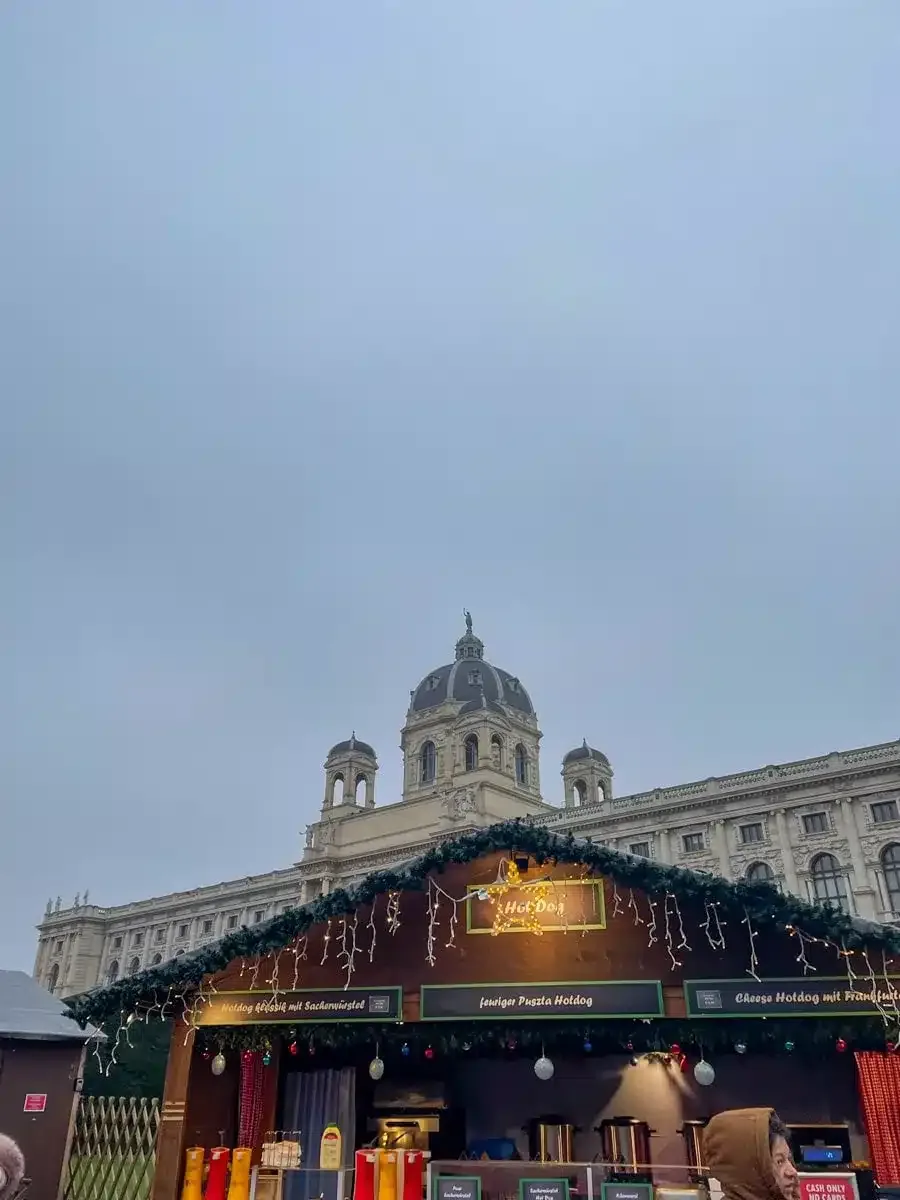 Christmas Market on the Maria Theresien Platz 