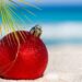 christmas ball on the caribbean sea