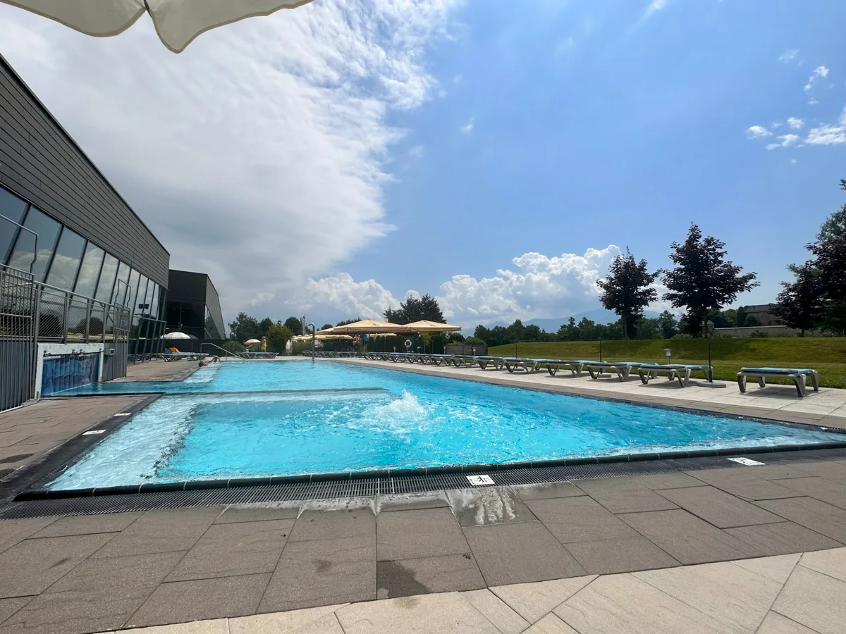 picture of the swimming pool at aqualux therme fohnsdorf near the red bull ring