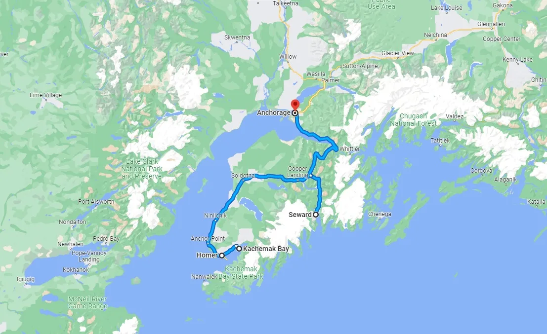 Alaska Summer Road Trip Itinerary