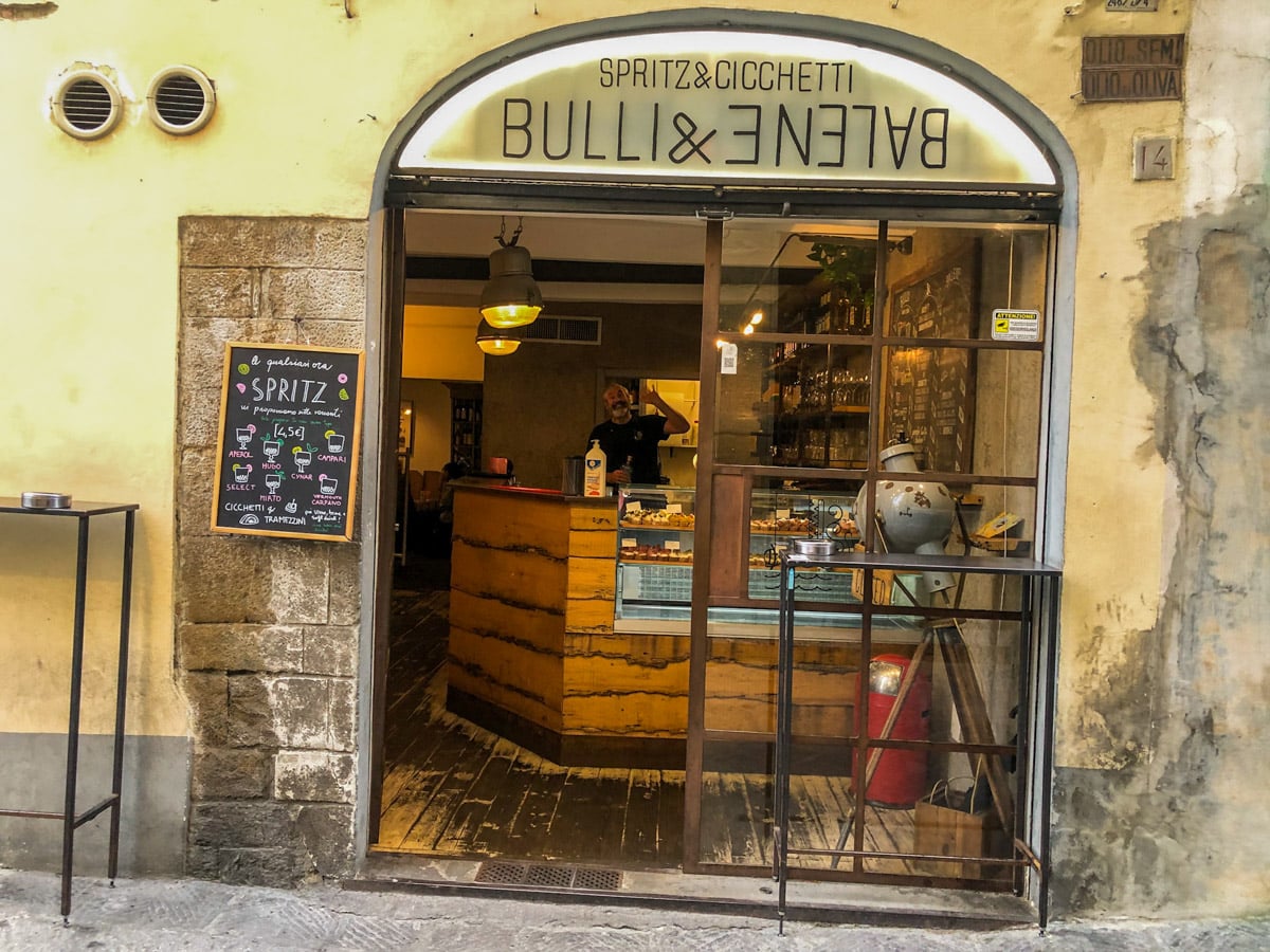 lovely little trattoria in italy with a local 
