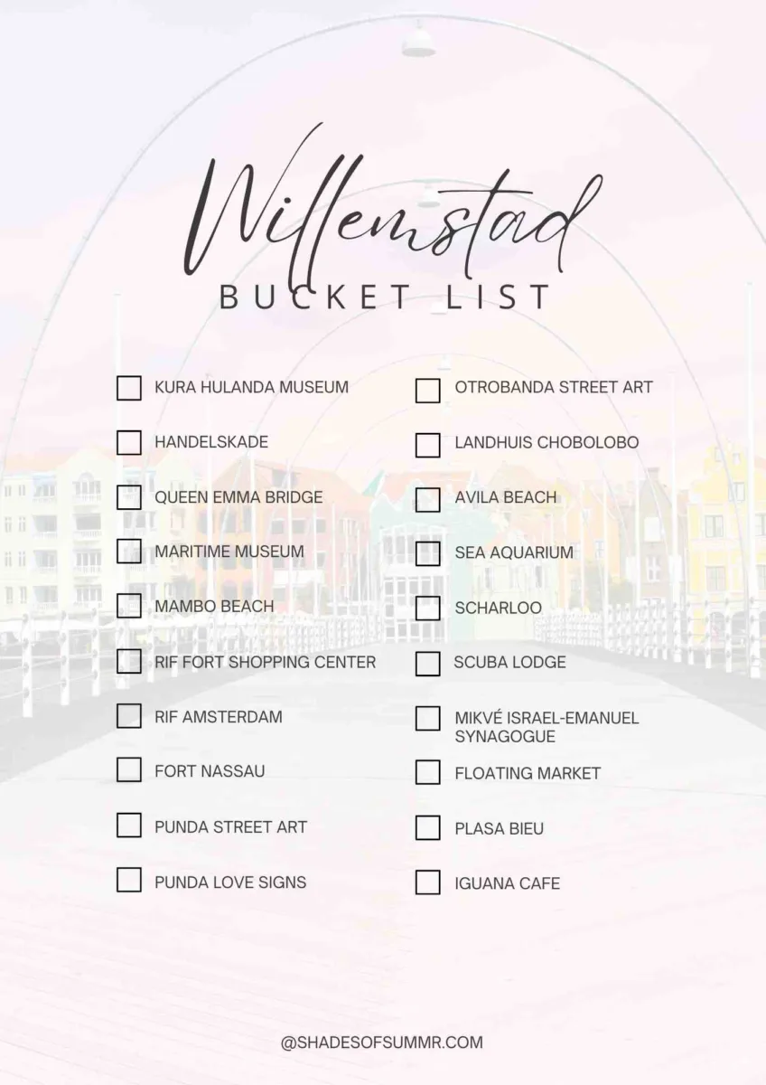 willemstad curacao bucket list of things to do 