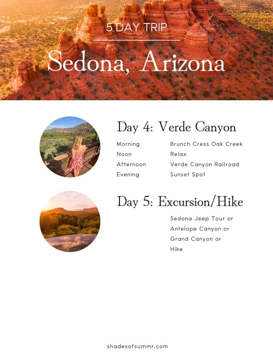 sedona 5 day itinerary