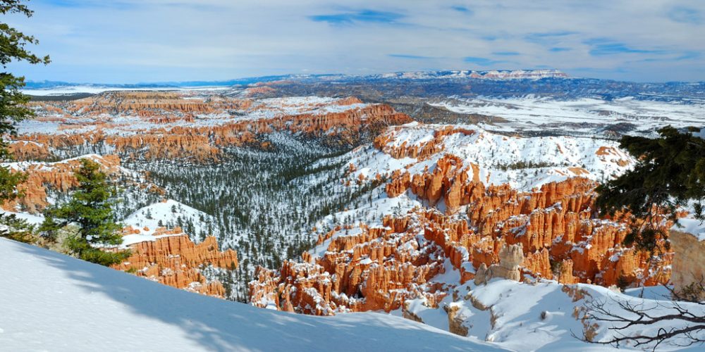 bryce canyon snow