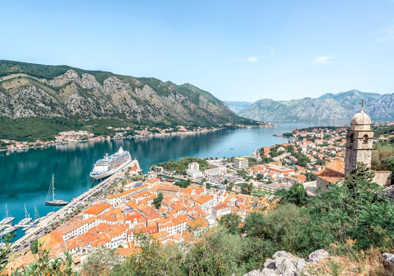 stunning view of kotor bay