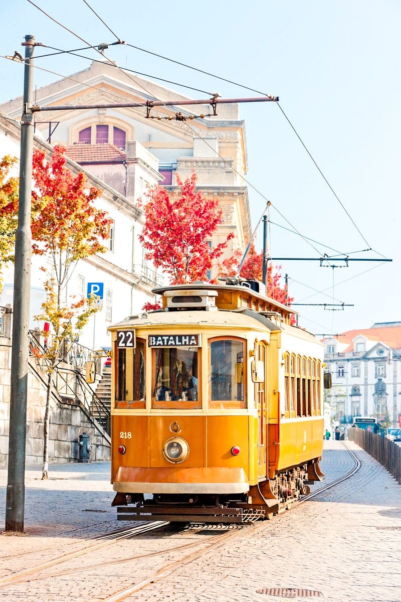 traditional porto tram