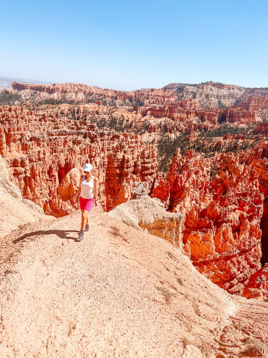 the author's wife in bryce canyon, utah