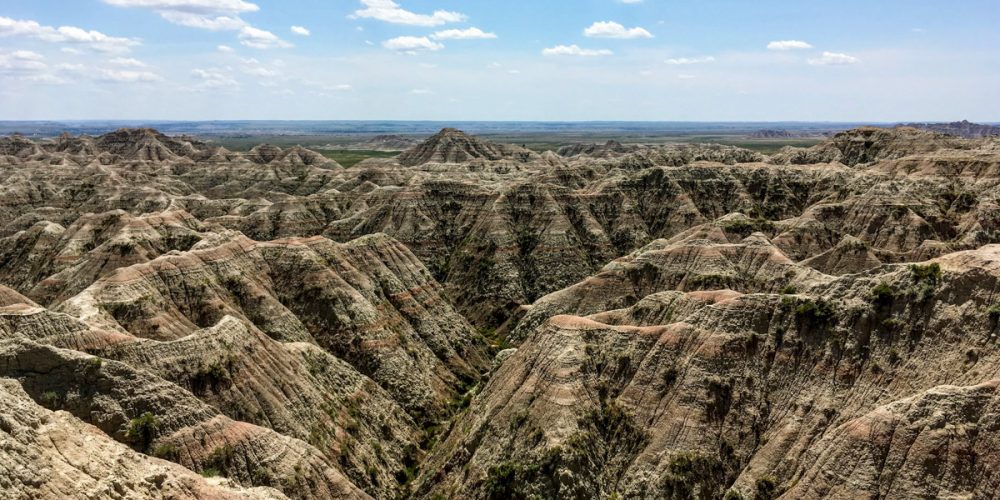 big badlands overlook in badlands national park