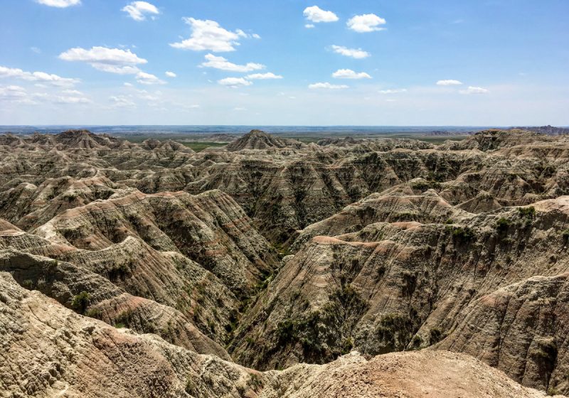 big badlands overlook in badlands national park